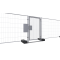Base plate of plastic recycling | Length: 700 mmHeight: 160 mmWidth: 250 mmwith 6 holes ( 42 mm)24 kg